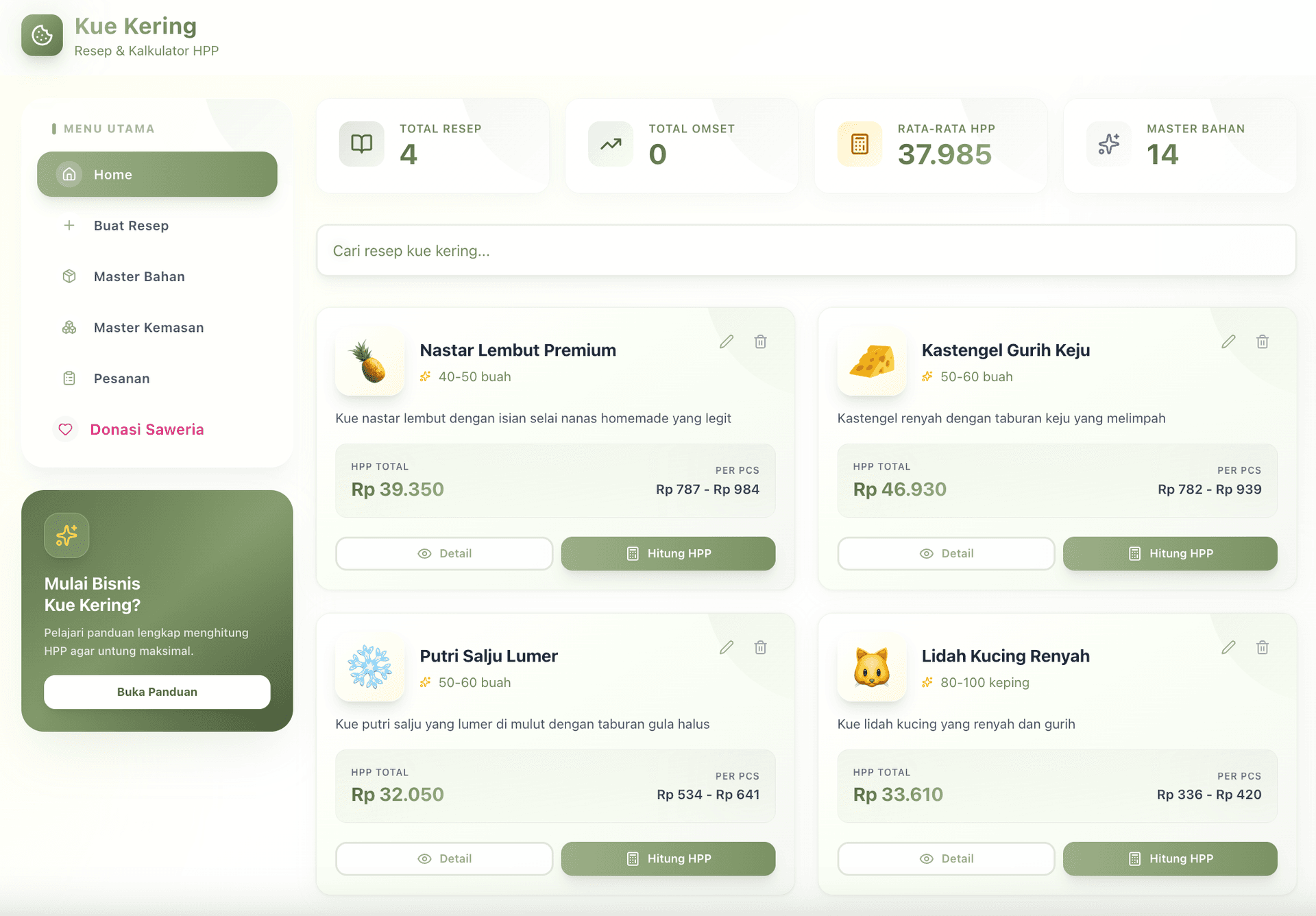 Kueku — Bakery Business Management