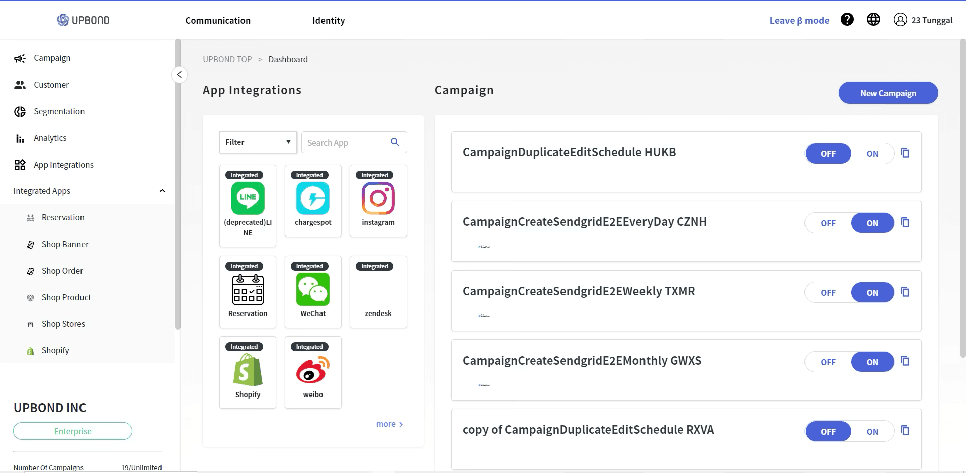 Upbond Connect — Marketing Tools