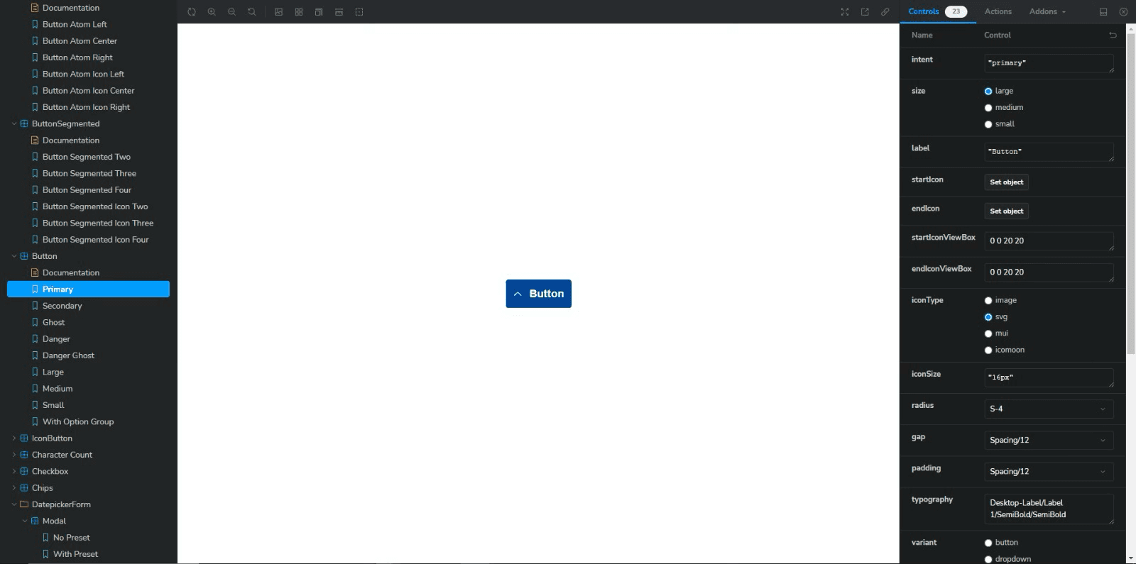 ARUI — UI Component Library Storybook